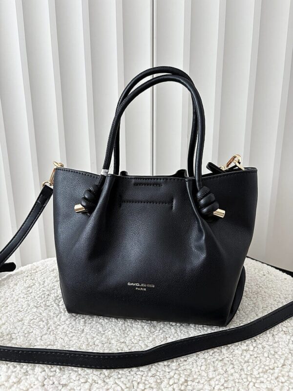 David Jones torebka mini shopperka czarna